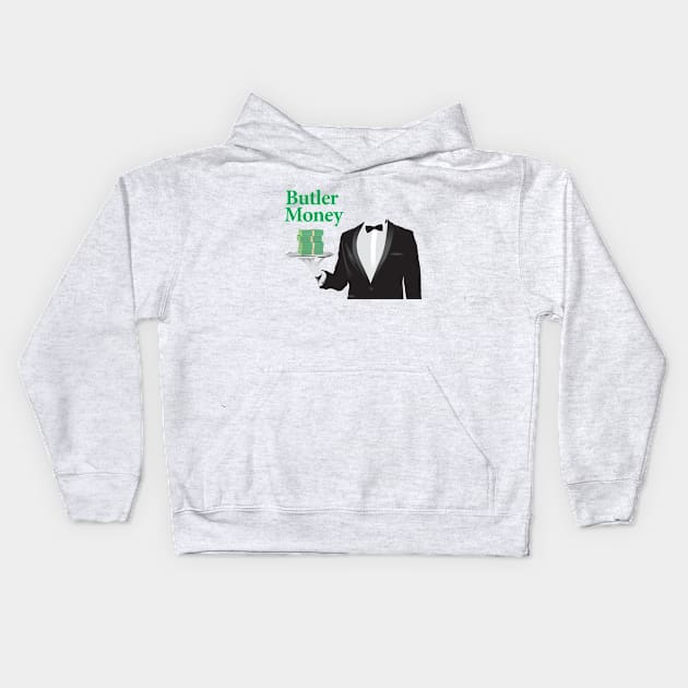 Butler Money Kids Hoodie by GeekMindFusion